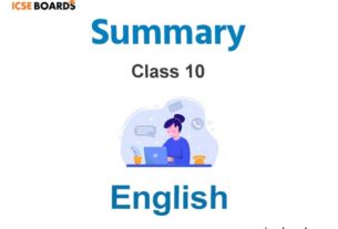 icse class 10 english literature chapter