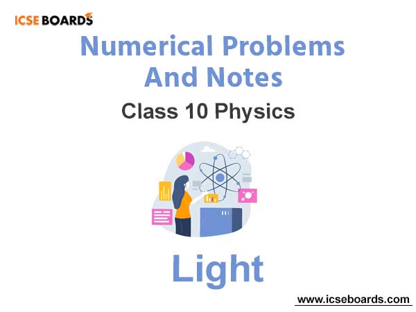 Light ICSE Class 10 Physics