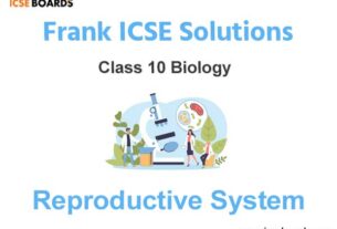 Frank ICSE Class 10 Biology Solutions Chapter 11 Reproductive System
