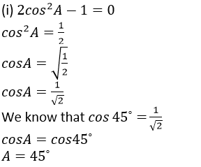 Selina ICSE Class 10 Maths Solutions Chapter 21 Trigonometrical Identities